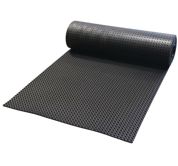Mini caillebotis en rouleau norme PMR 1.00x10.00 m - ep 10 mm noir