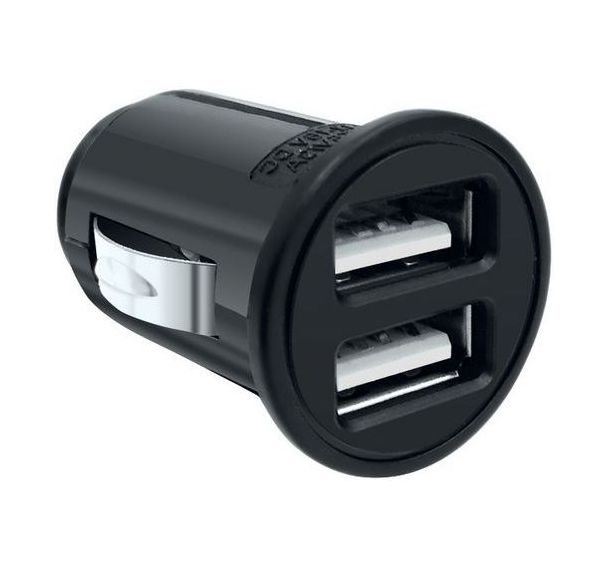 Mini chargeur allume-cigare universel avec 2 entrées USB - Moxie