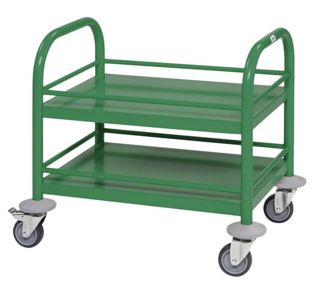 Mini chariot acier 2 plateaux