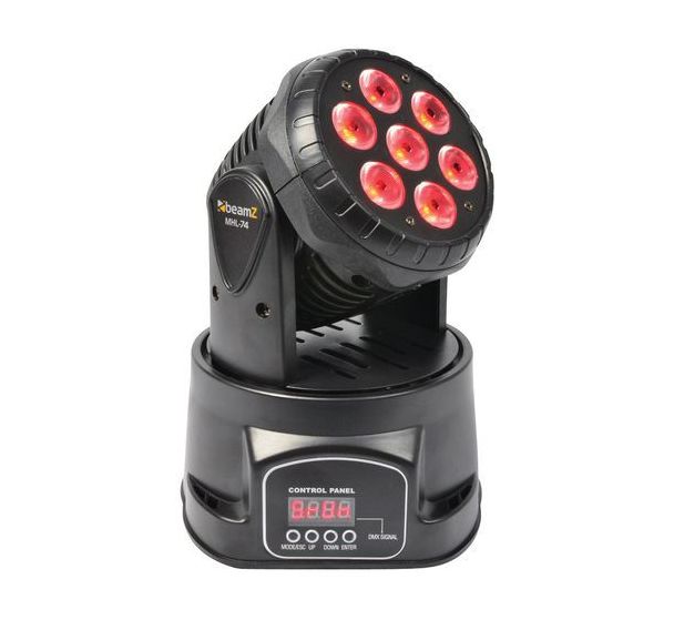 Mini lyre Wash MHL74 - 7x LED 10 W 4-en-1