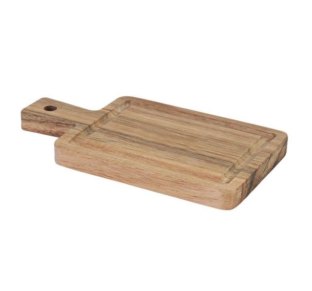 Mini planche rectangulaire en acacia