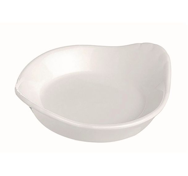 Mini plat à oeuf en porcelaine ø7 cm2,5cl blanc