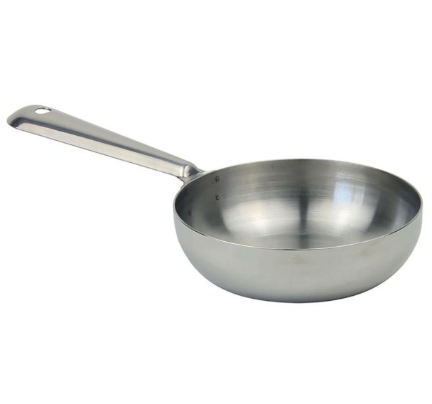 Mini poêle en inox ø10 cm