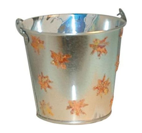 Mini seau en zinc à décorer (Lot de 10)