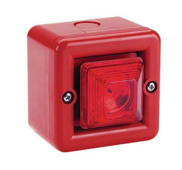 Mini sirène 100 dB feu Led