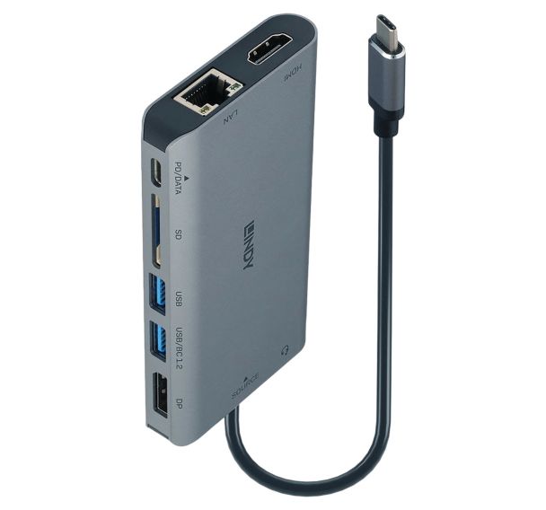 Mini station d'accueil USB Type C DST Mini XT avec charge - Lindy