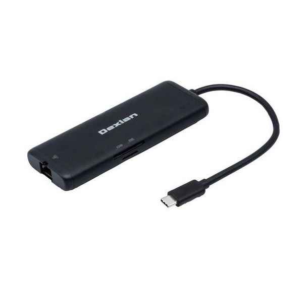 Minidock USB-C 6 en1 HDMI 2.0 4K GigaLAN Carte SD/TF USB-A/C