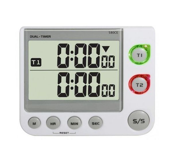 Minuteur digital IHM 2 compteurs sonores et lumineux