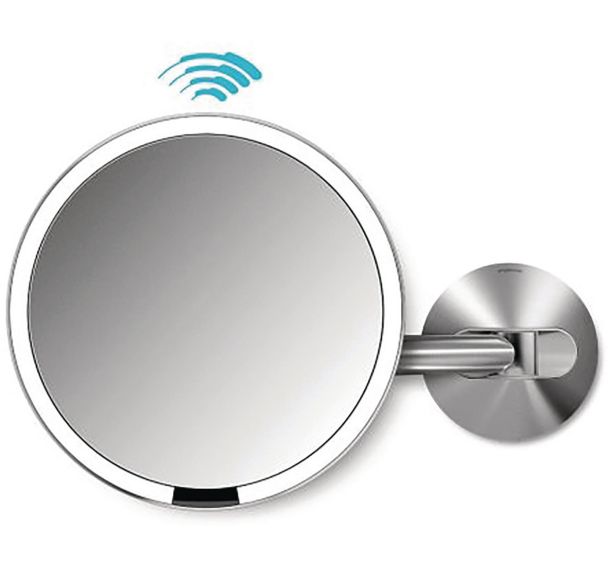 Miroir à capteur mural - Alimentation secteur, Simplehuman