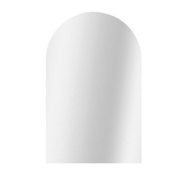 Miroir arche bords polis - 80x50cm