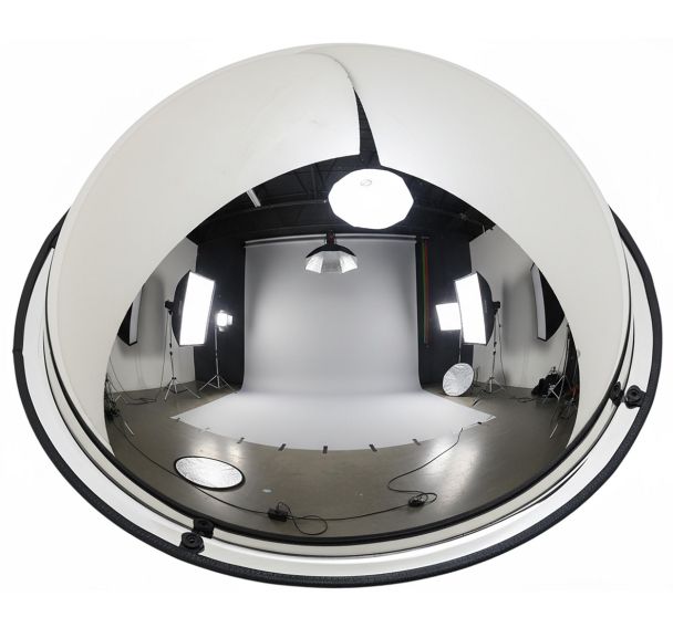 Miroir de sécurité 1/2 sphère - Manutan Expert