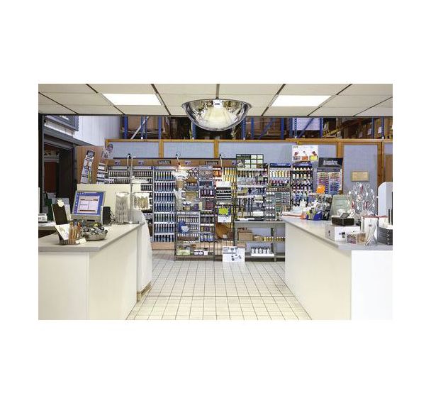 Miroir de sécurité et surveillance 1/2 sphère - Mottez