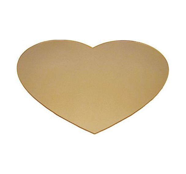 Miroir forme cœur à décorer (Lot de 10)