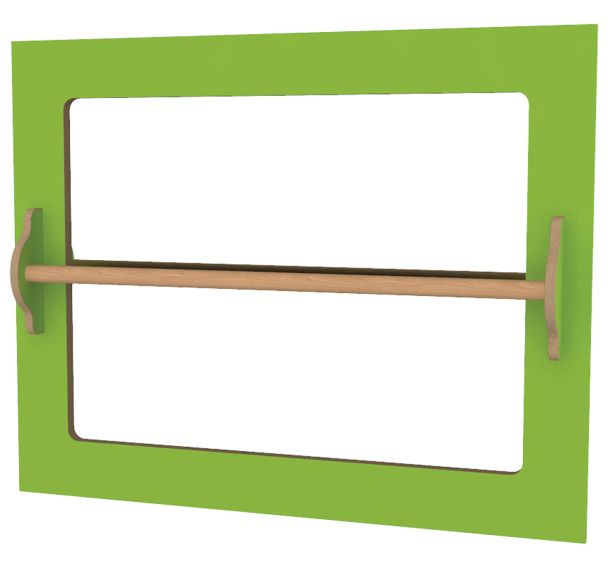 Miroir mural avec barre de maintien Bessiere
