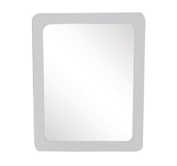 Miroir pour sanitaire incassable avec cadre PVC - Manutan Expert