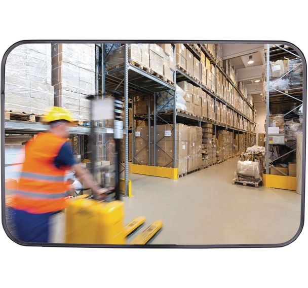 Miroir surveillance intérieur - Fixation murale télescopique- Dan Mirror