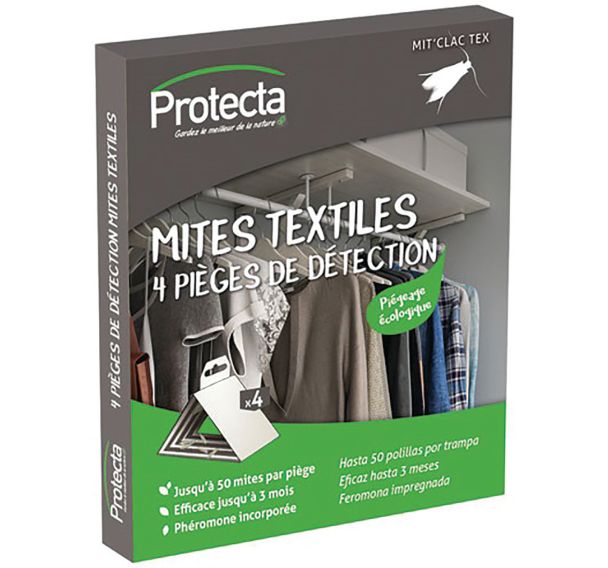 Mit'clac antimite textile 4 pieges