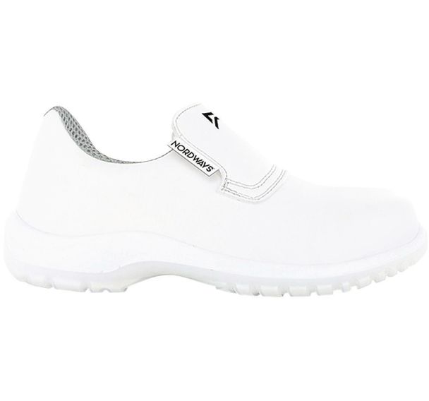 Mocassin de sécurité cuisine haut de gamme S3 SRC blanc Dan - Nordways