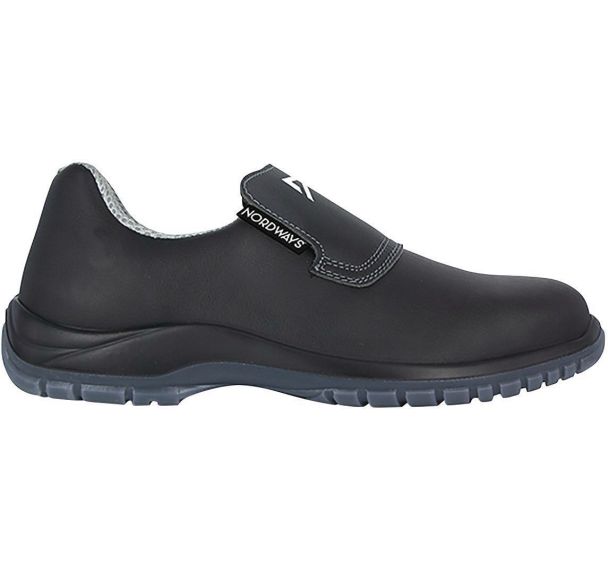 Mocassin de sécurité cuisine haut de gamme S3 SRC noir Dan - Nordways