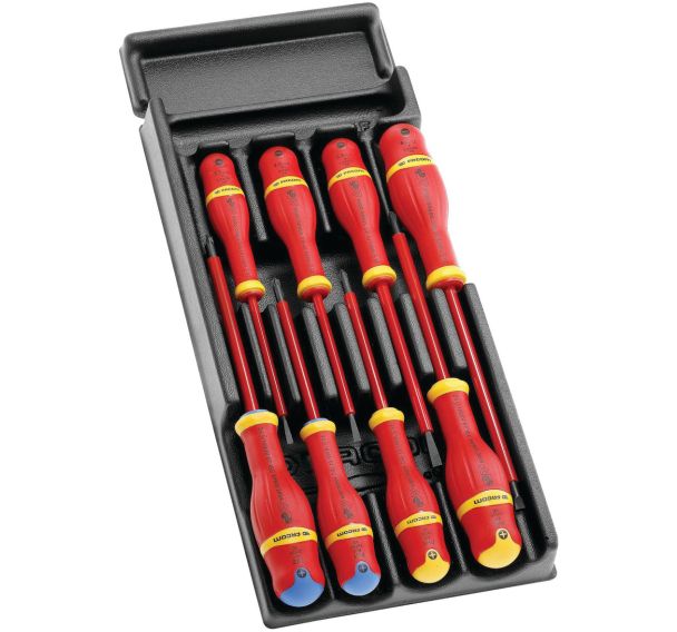 Module 8 tournevis Protwist isolés 1000V
