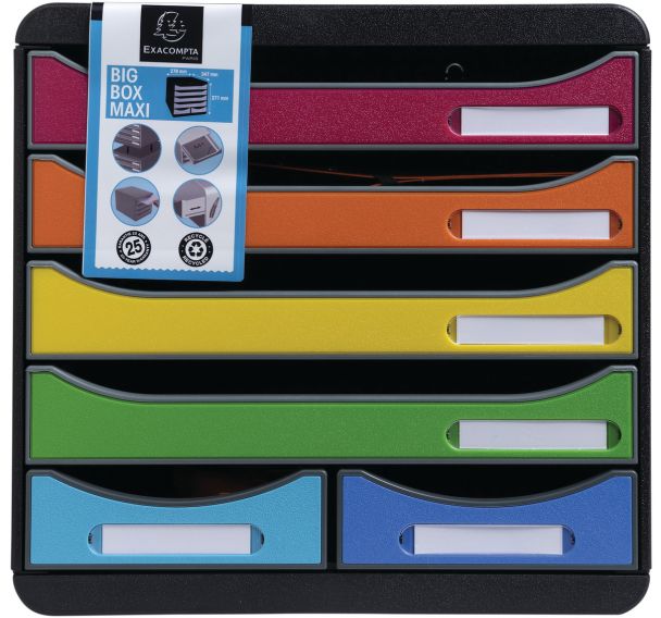 Module Big Box Maxi 6 tiroirs Iderama - Arlequin
