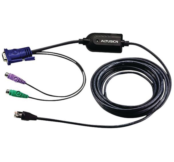 Module VGA/PS2 avec cable Cat5 intégré 4.5m ATEN