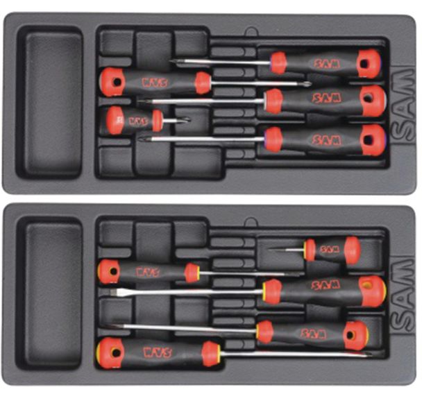Module abs de 10 tournevis bi-matiere