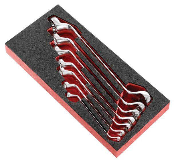 Module clés polygonales contrecoudées en pouces sur plateau