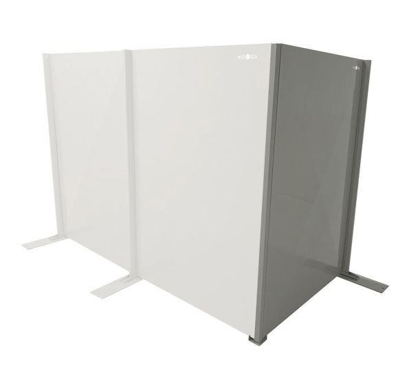 Module d'angle pour cloison de séparation autostable