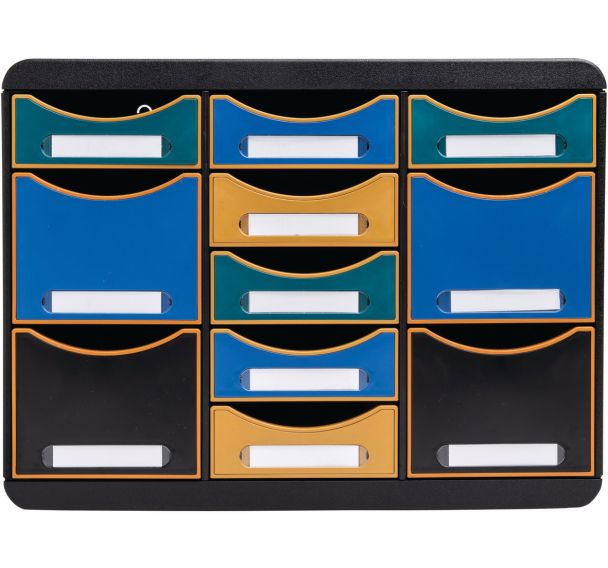 Module de classement 11 tiroirs Storebox Multi Neo Deco - Exacompta
