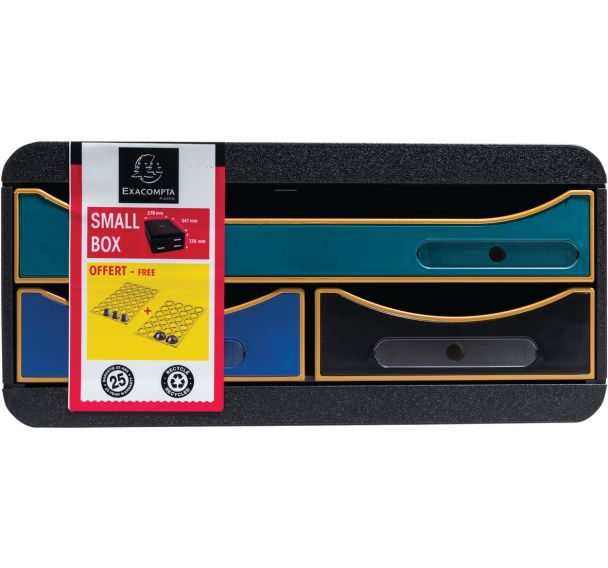 Module de classement 3 tiroirs Small Box Neo Deco - Exacompta