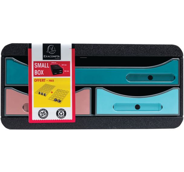 Module de classement 3 tiroirs Small Box Skandi - Exacompta