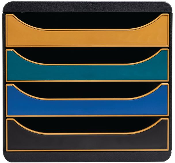 Module de classement 4 tiroirs Big Box Neo Deco - Exacompta