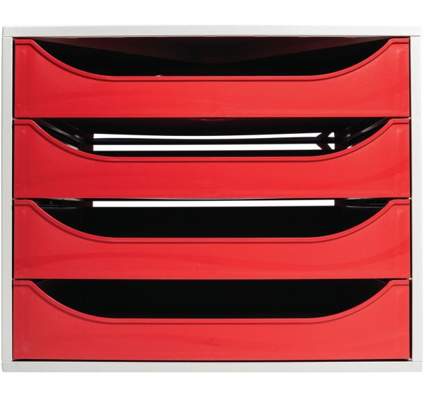 Module de classement 4 tiroirs Ecobox Office - Exacompta