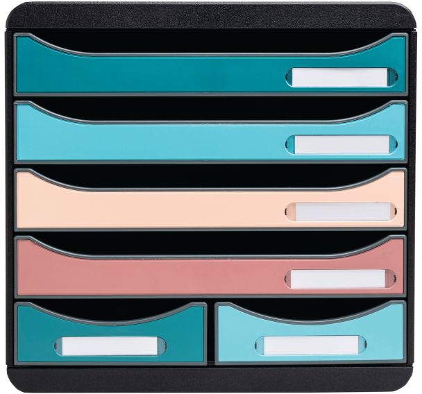 Module de classement 6 tiroirs Big Box Maxi Skandi - Exacompta