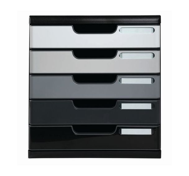 Module de classement A4 gris glossy - Exacompta