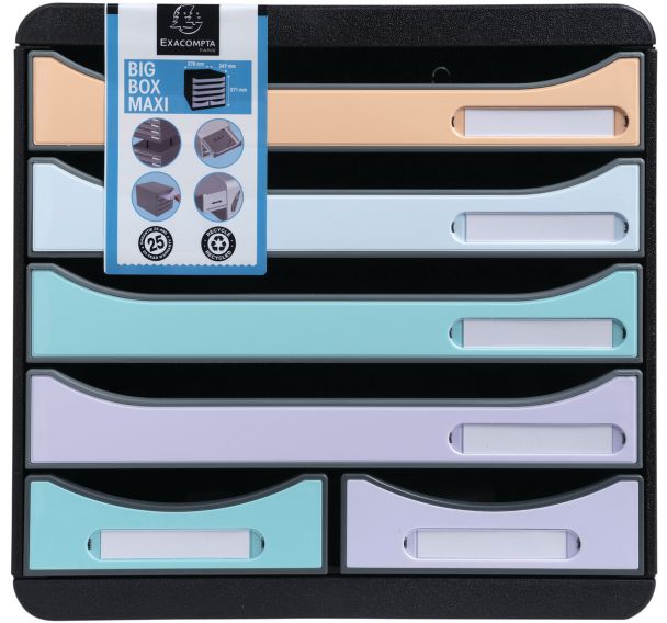 Module de classement Big Box Maxi 6 tiroirs Aquarel