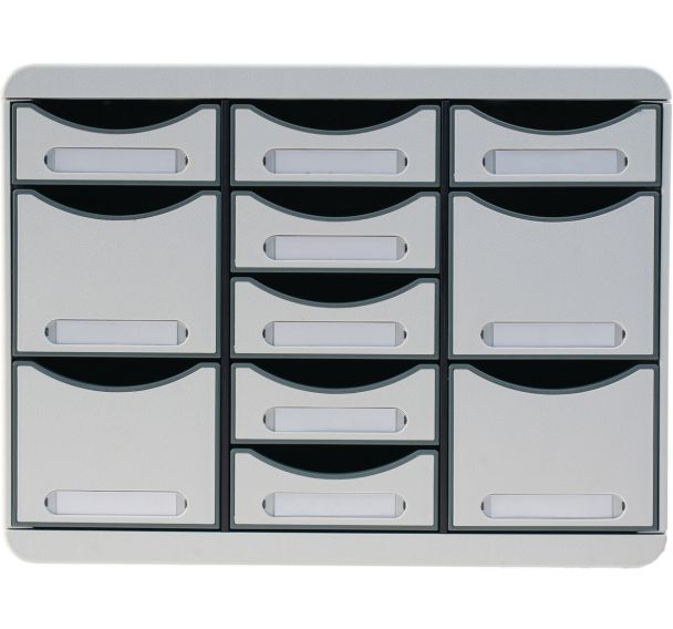Module de classement Storebox Multi 11 tiroirs Office - gris