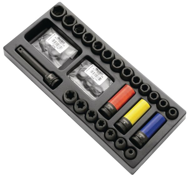 Module de douilles et accessoires Impact 1/2  - 26 pièces