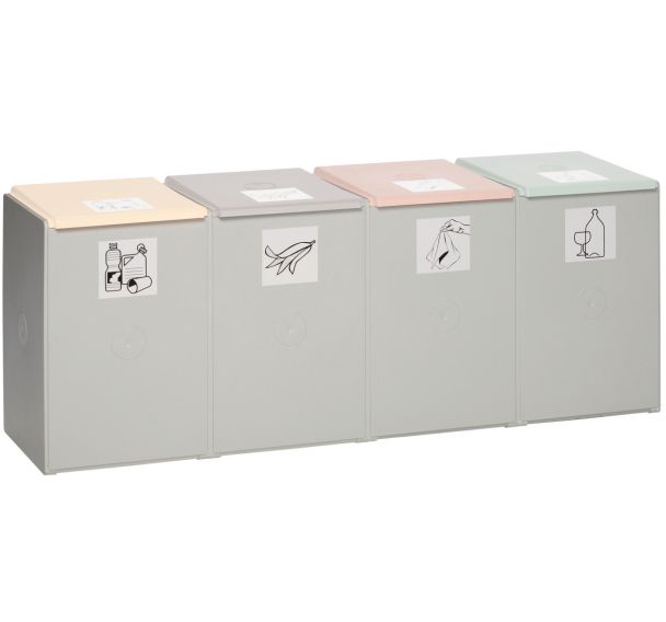 Module de recyclage en plastique - 1, 2, 3 ou 4 (60 L)
