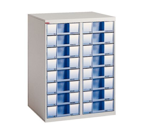 Module double - Hauteur 78 cm - 16 tiroirs