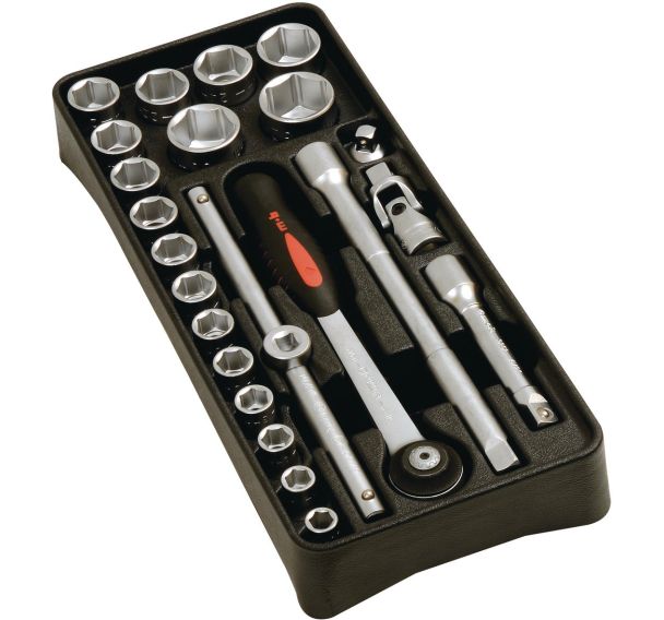 Module douille 1/2 garni 23 pieces