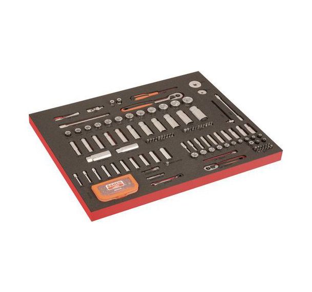 Module douilles 1/2" et 1/4" avec embouts 139 pièces