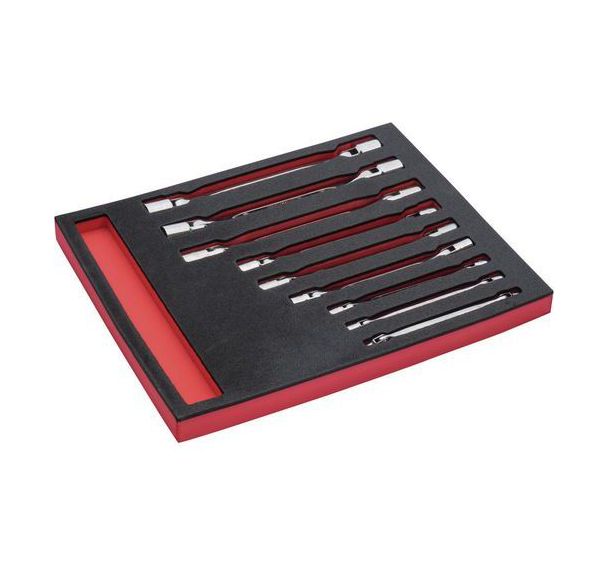 Module jeu clés à douille doubles 9 pièces