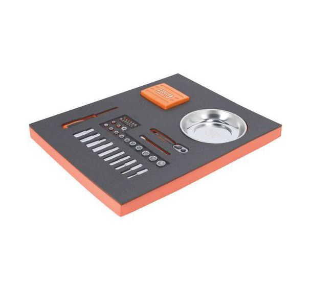 Module jeu douilles/embouts coupelle magnétique 53 pièces