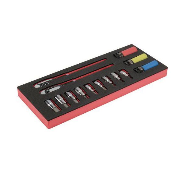 Module jeu douilles tournevis/douilles à chocs 1/2"