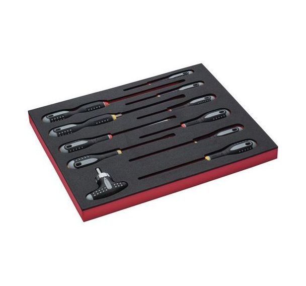 Module jeu tournevis pour vis fente/Phillips 11 pièces