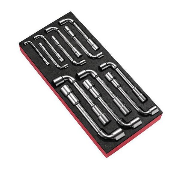 Module mousse 13 clés à pipe débouchées OGV® 6 pans