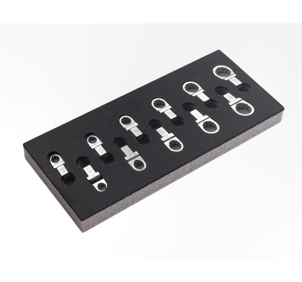 Module mousse 1/3 de 11 embouts rectang oeil deporte 9x12