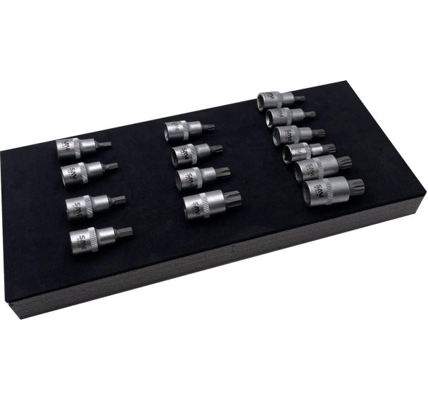 Module mousse 1/3 de 14 douilles tournevis monobloc